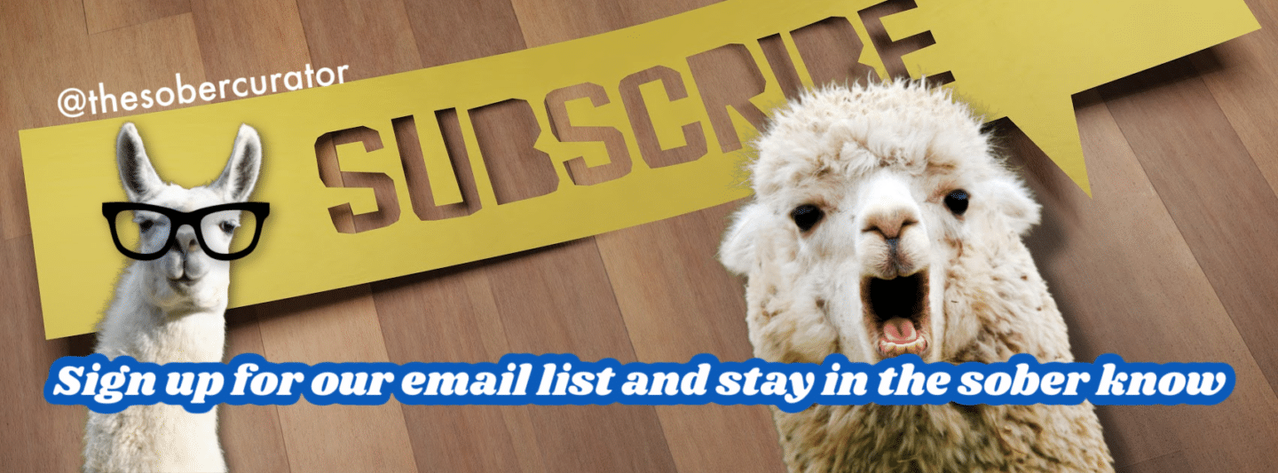 sign up for email alerts from the sober curator the best sober lifestyle magazine